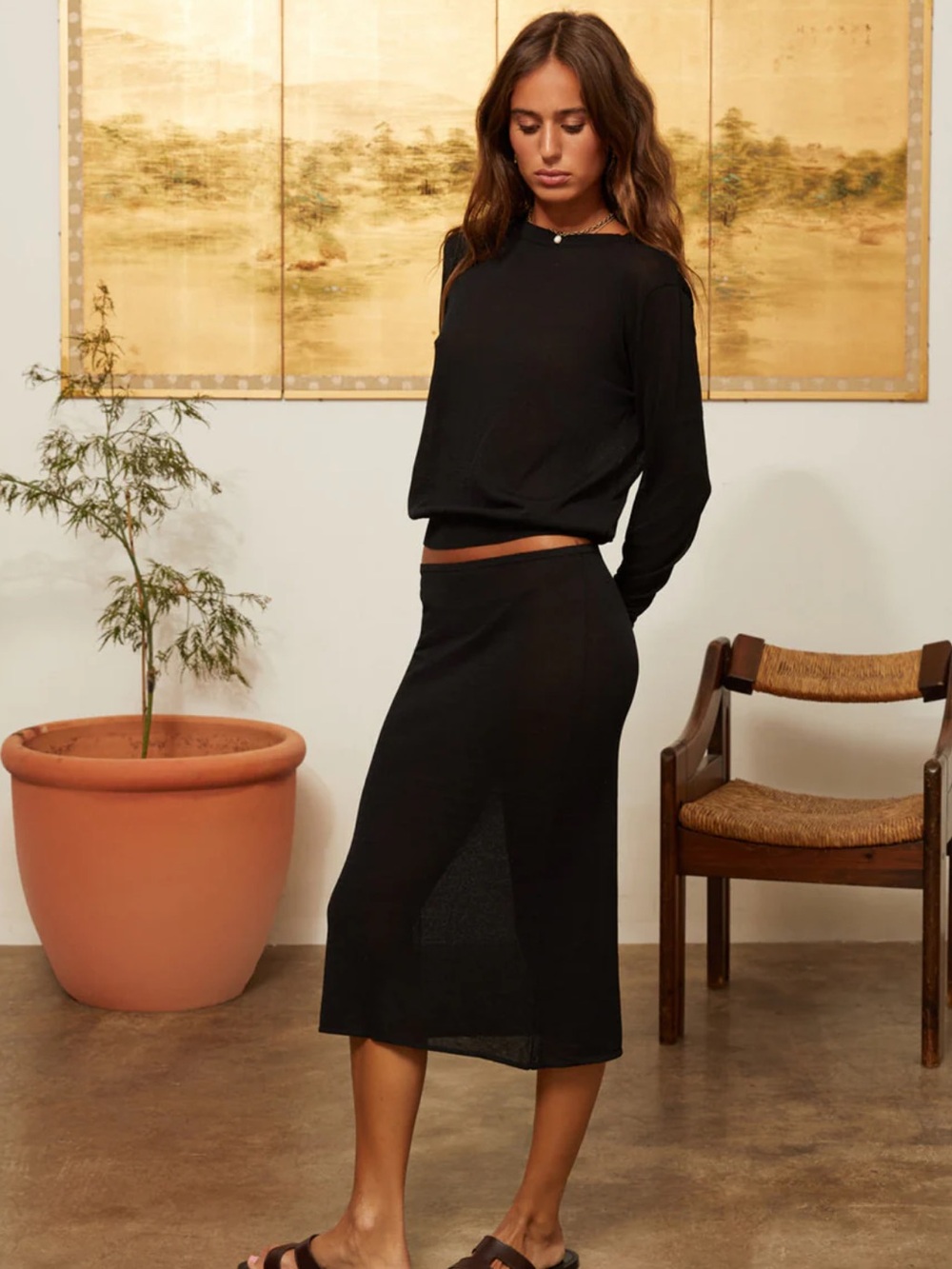 Ciao Lucia - Navy Lacerta Pullover